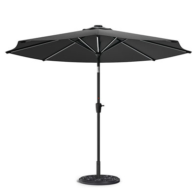 Aison 3m Traditional Parasol with LED Light