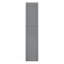 Lit escamotable double pleine grandeur avec tablettes, gris-1162139165