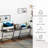 Arvina L-Shaped Metal Base Writing Desk