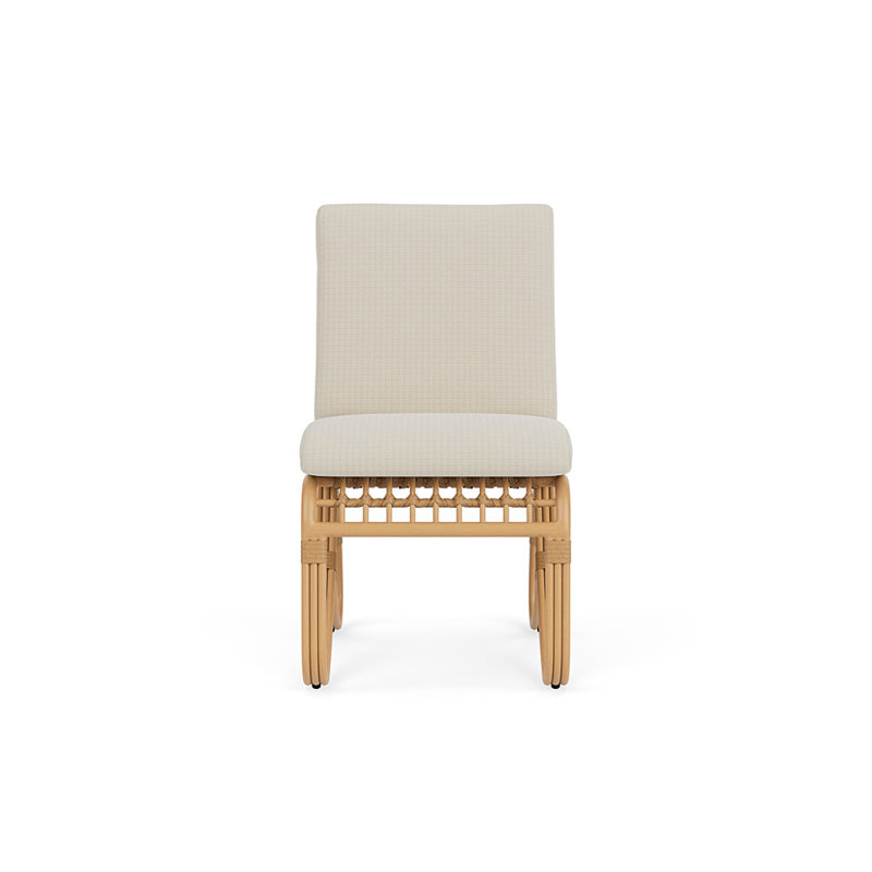 Riviera Outdoor Dining Side Chair, Beach Natural