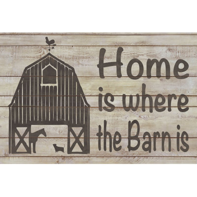 Home & Farm III by Alonzo Saunders - Wrapped Canvas Print