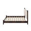 Wood Platform Bed With Upholstered Headboard-357374475-357374478