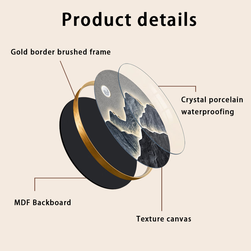Aluminium Alloy Wall Clock