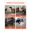 Tapis de chaise 36 po x 48 po en PVC transparent pour planchers recouverts de tapis - Protecteur de plancher de bureau robuste et antidérapant