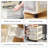 2 Drawer Storage Cart, Home Office Plastic Rolling Cart with Caster Wheels