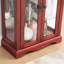 Armoire de rangement complexe avec tablette mobile - Fonction d'affichage cerise élégante et réglable
