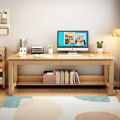 Rectangle Writing Desk Computer Table Workstation Kids Writing Desk