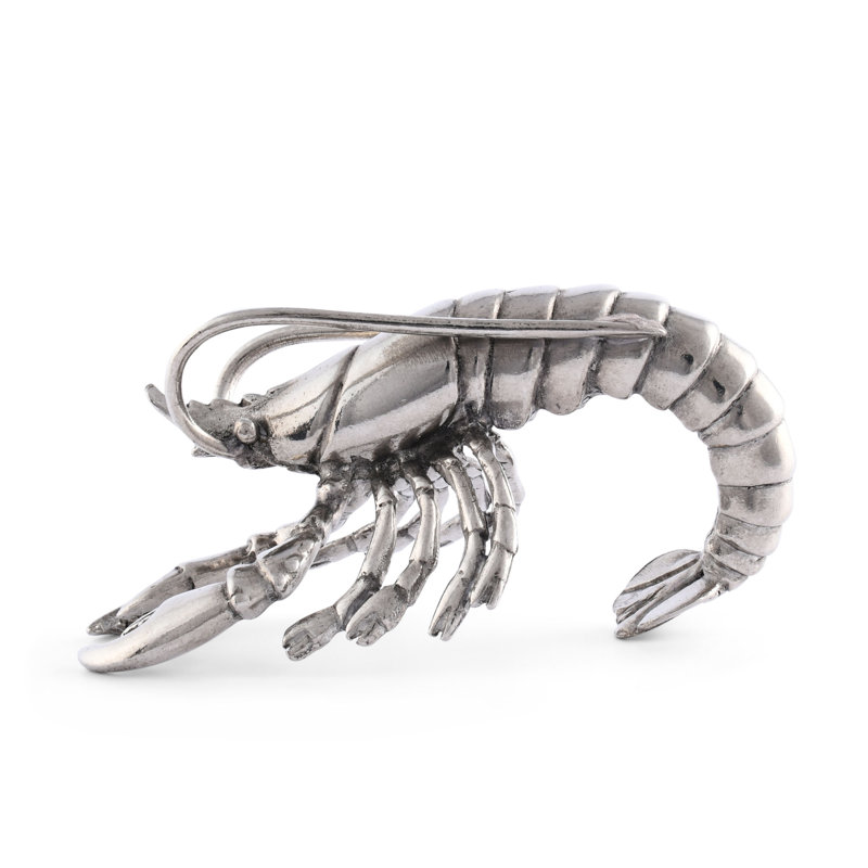 Sea and Shore Pewter Prawn Napkin Ring