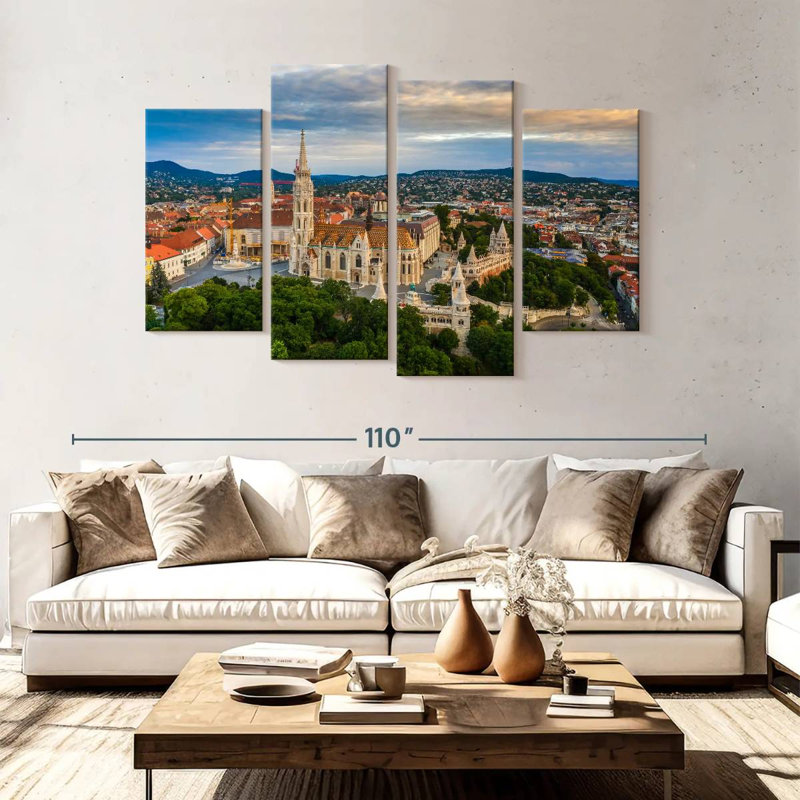 Nicci, ville de Budapest, H 54 po x l 84 po