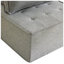 Canapé simple modulaire en lin gris clair l 31,89 po x P 31,89 po x H 15,35 po Nordic Choice-129381985