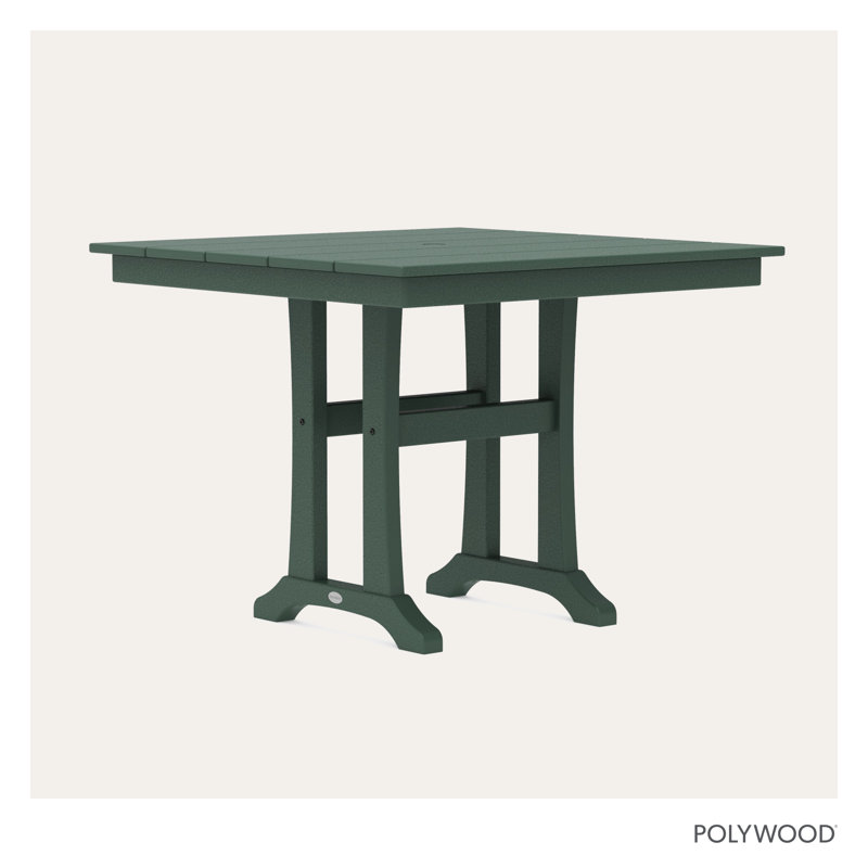 Table de salle à manger à tréteaux Farmhouse, Vert