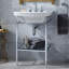 Wyatt Console Table with Glass Shelf-60946132