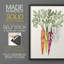 Organic Veg III - reproduction encadrée de qualité supérieure - prête à être accrochée - aucun clou requis - aucun clou requis-793664692-793664699