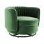 Chaise pivotante en velours Charles Emerald-1364120785