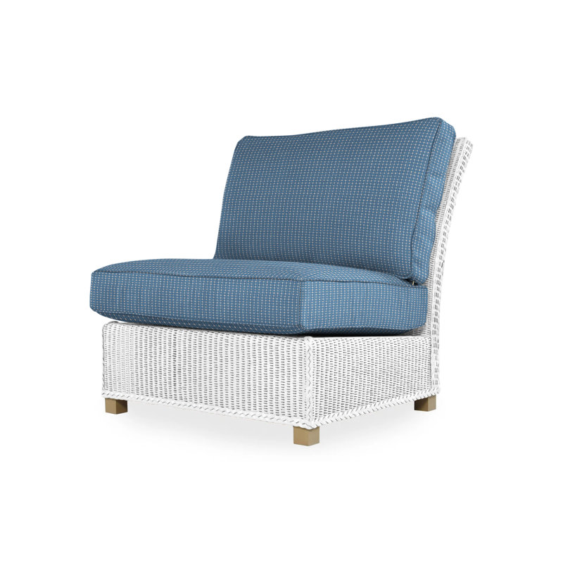Hamptons Outdoor Lounge Chair, Cottage Pepper, White