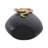 Mercer41 Curved Snake On Vase, Black/Gold-1019340091