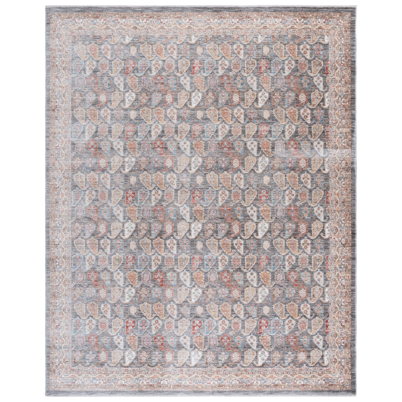 Tapis cachemire performance Paisley 862, Rectangle 2 pi 3 po x 3 pi 9 po