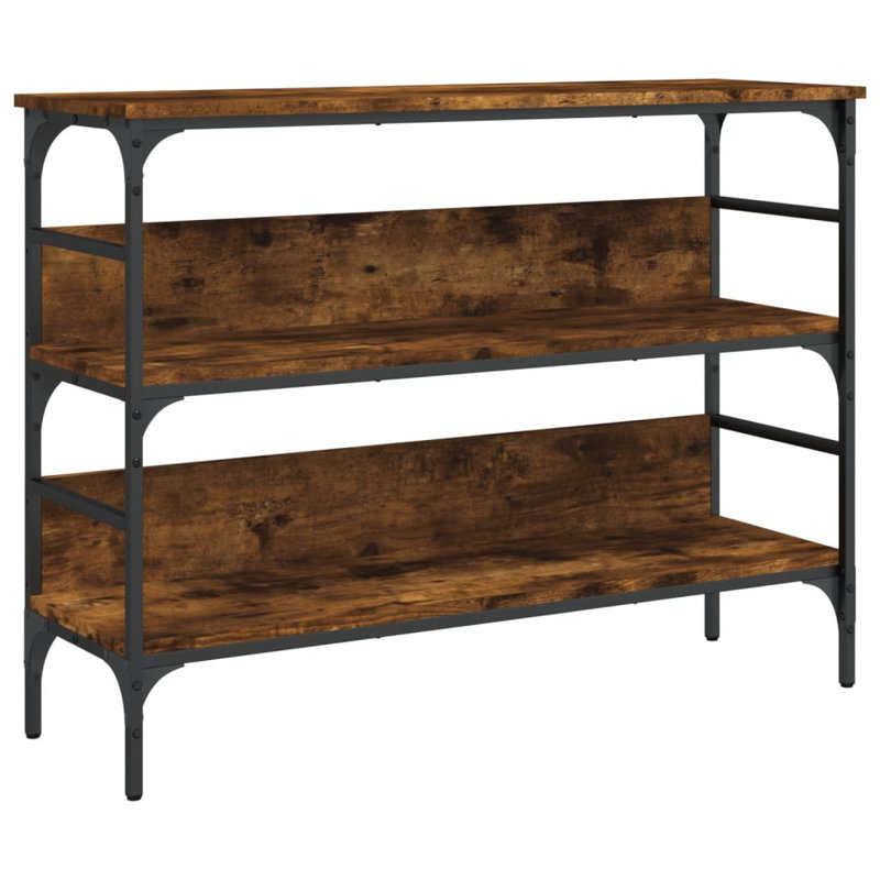 Kirree Console Table, 29.5" H x 39.4" W x 12.6" D, Dark Walnut