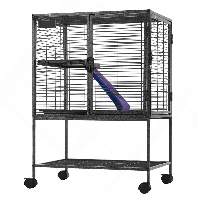 Cage à furet à 2 niveaux 34 po, H 22,05 po x l 25,2 po x P 5,91 po