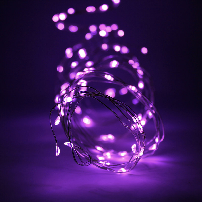 108'' LED String Lights, Purple