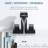 4 in. Centerset Double Handle Slope Waterfall Spout Bathroom Vessel Sink Faucet with Pop Up Drain-108831472