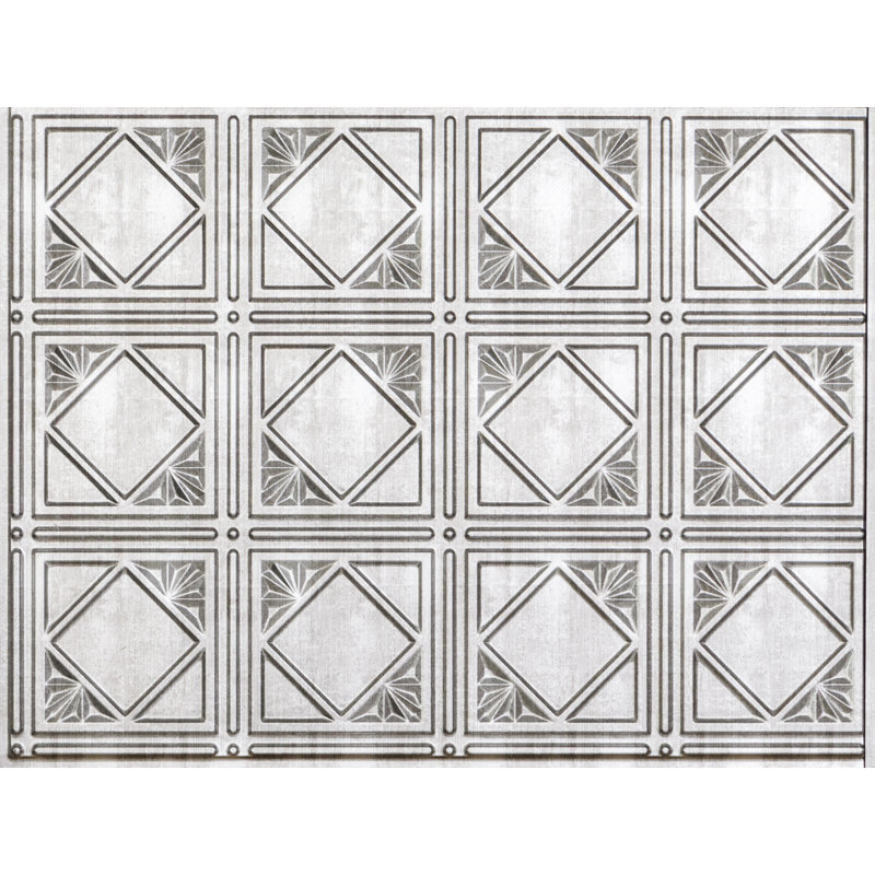 Dosseret Artnuovo Tin (paquet de 30), Argent Crosshatch