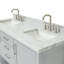 Ensemble de meuble-lavabo double 61 po Abby-55794962