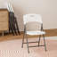 Ensemble de 4 chaises pliantes en plastique