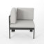 Canapé modulaire d'extérieur en aluminium Dursley