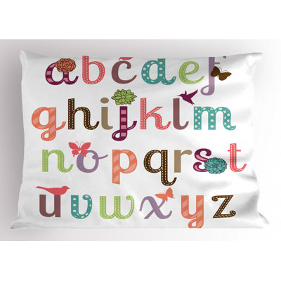 Lettres taie décorative Feminine
