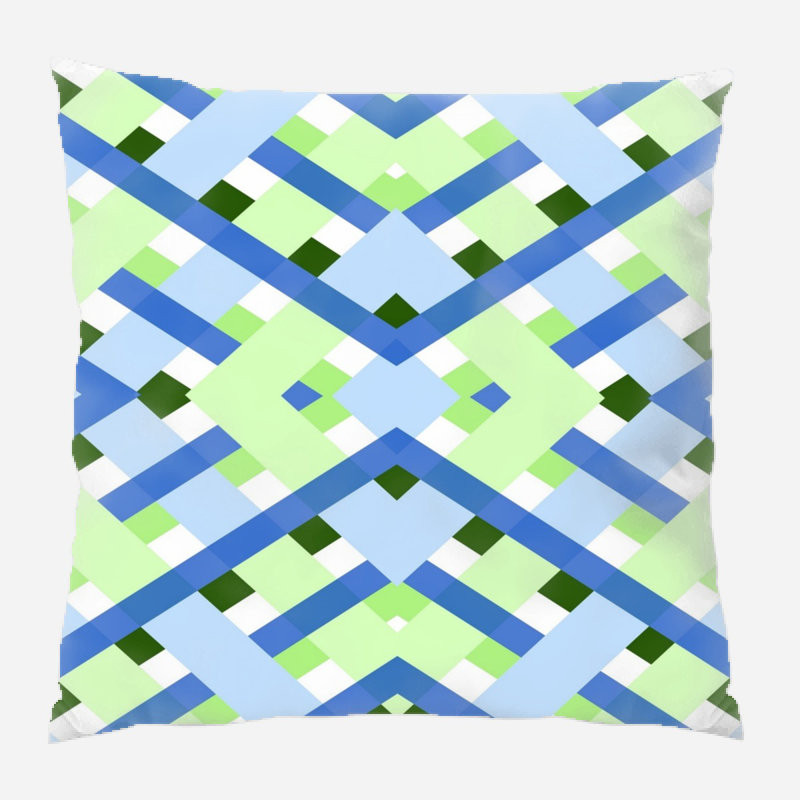 Coussin décoratif géométrique