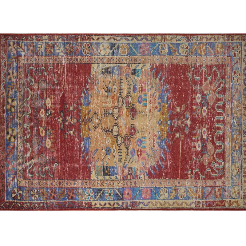 Premium Machine Washable Carpet, 4.6 x 6.2 Feet, 100% Polyester, 1850 g/m² | Pile Height: 0.2 Inches | Eco-Friendly Recycled Poly Cotton Underside | Perfect for Living Room, Bedroom, and High-Traffic Areas