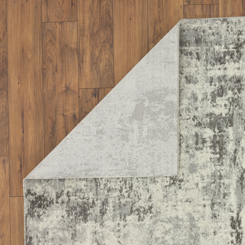 Tapis abstrait gris, Rectangle 8 pi x 10 pi