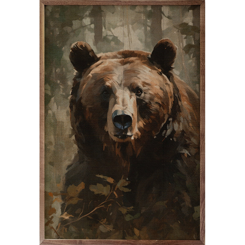 Brown Bear Portrait, 24" H x 16" W