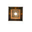 Luminaire suspendu géométrique 1 lumières lanterne Wysocki