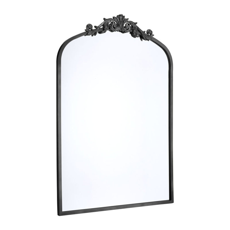 Dungonnell Iron Arch Mirror, Black, 89.5cm H x 60cm W