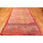 Tapis rouge marocain double face rétro berbère