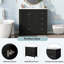 Ensemble de meuble-lavabo noir 36 po avec lavabo en céramique 36 po, armoire de rangement abondante, 2 portes à fermeture douce et 5 tiroirs