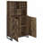 Wine Cabinet Rustic Oak 2-Doors