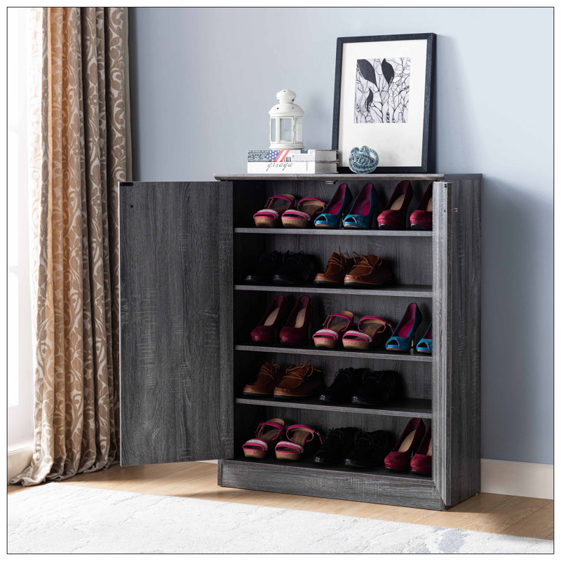 Dasheil Shoe Storage Cabinet, Gray