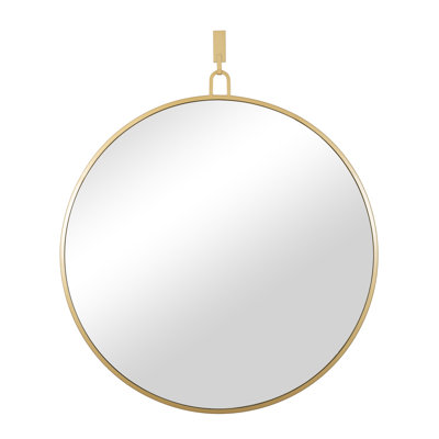 Stopwatch Round Accent Wall Mirror - 40"W x 40"H - Gold