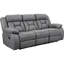 Ensemble de 2 fauteuils inclinables en microfibre gris Performance Performance