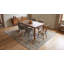Tapis oriental gris en laine noué à la main Fiona