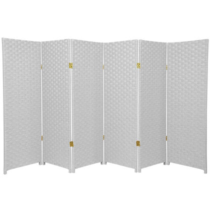 10'W x 6'H Clear Acrylic Folding Mobile Room Divider