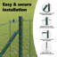 Powder-Coated Steel Border Fencing-613195837