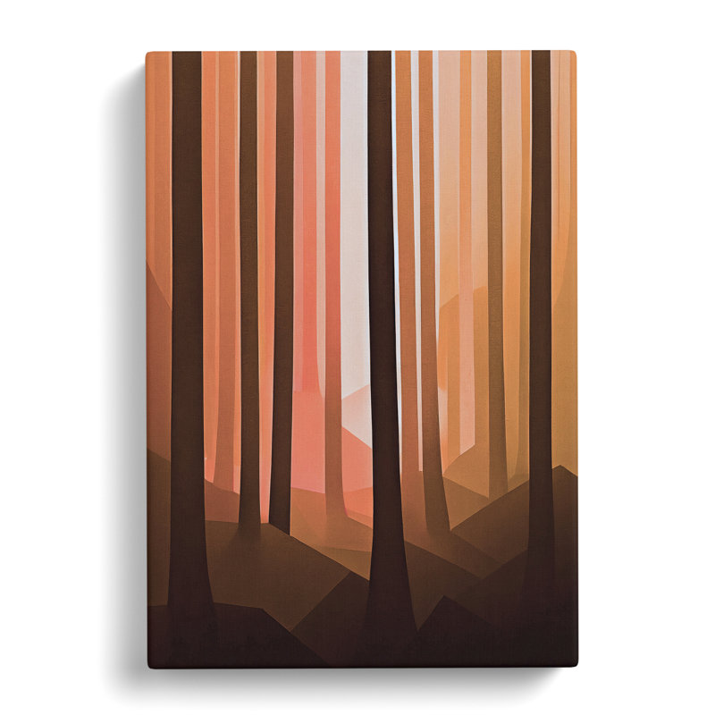 Autumnal Forest No.5 - Wrapped Canvas, 50cm H x 35cm W
