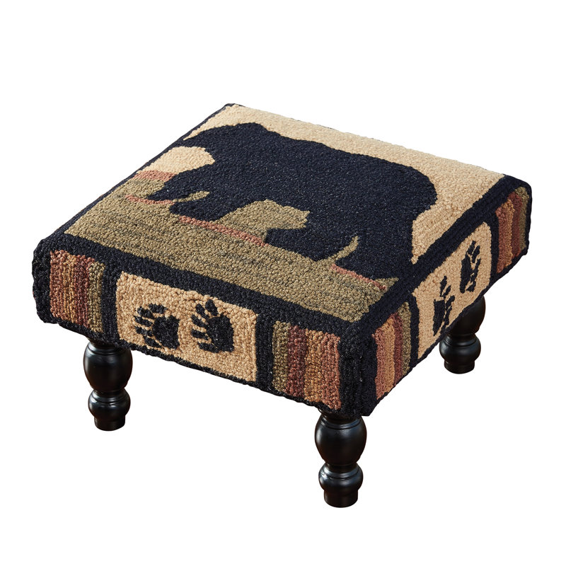 Huldah Solid Wood Accent Stool