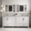 Ensemble de meuble-lavabo mural 80 po