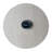 Evelina Shiplap Round Metal Wall Clock