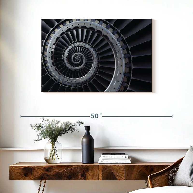 Plane Turbine Spiral Effect